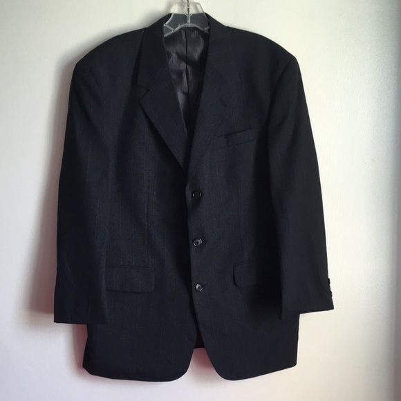 Calvin america super 120s dark gray suit - Picture 1 of 12